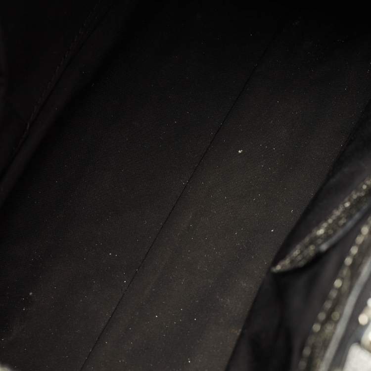 Pre Owned Alexander Wang Metallic Textured Leather Rocco Bag