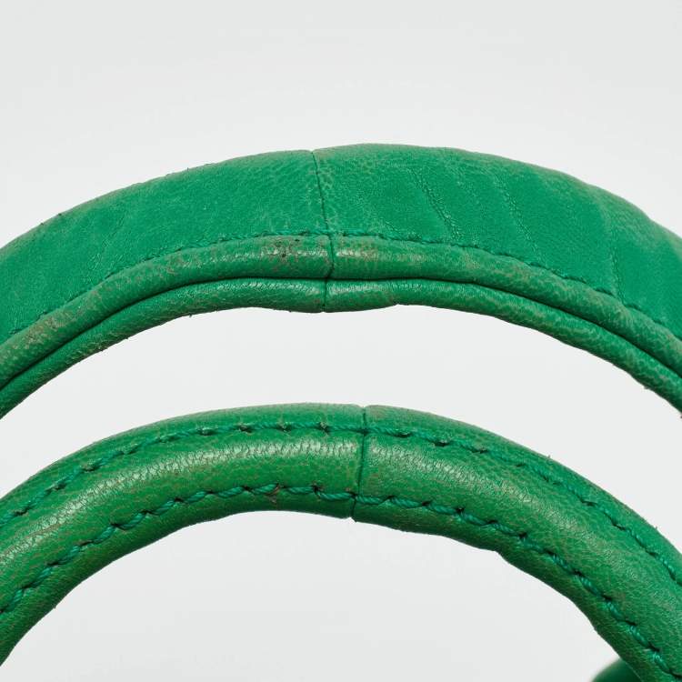 Pre Owned Alexander Wang Green Pebbled Leather Rocco Bag
