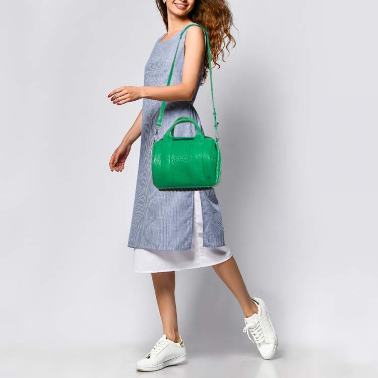 Alexander Wang Green Pebbled Leather Rocco Bag Alexander Wang TLC