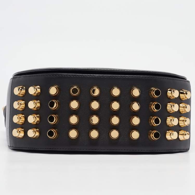 Pre Owned Alexander Wang Black Leather Studded Lia Shoulder Bag