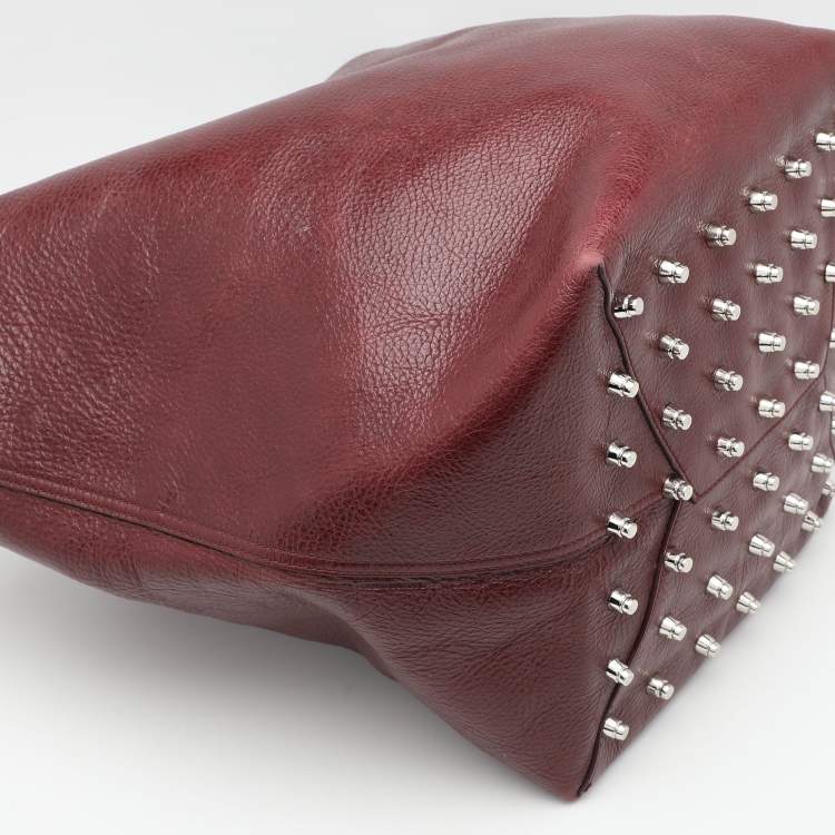 Pre Owned Alexander Wang Burgundy Leather Tote
