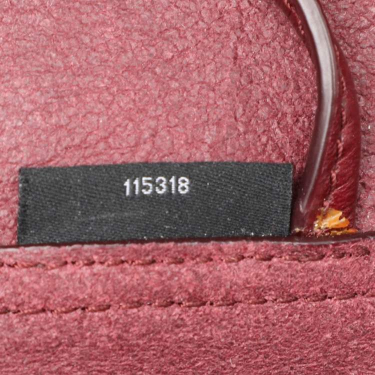 Pre Owned Alexander Wang Burgundy Leather Tote