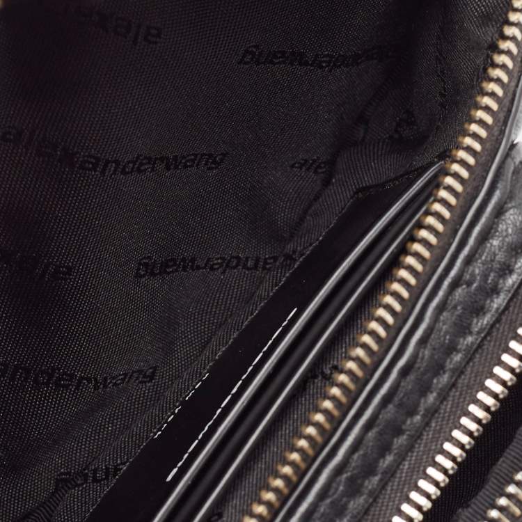 Pre Owned Alexander Wang Black Leather Attica Belt Bag