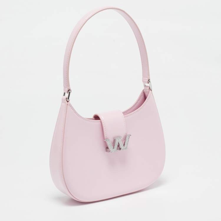 Pre Owned Alexander Wang Light Pink Leather Small Legacy Hobo