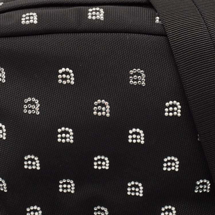 Pre Owned Alexander Wang Black Nylon Crystal Wangsport Camera Bag