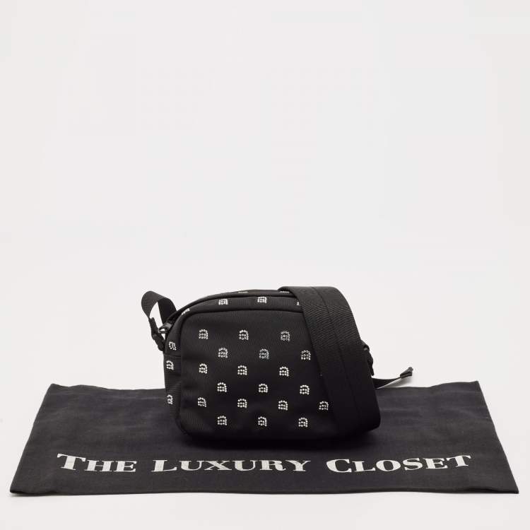 Pre Owned Alexander Wang Black Nylon Crystal Wangsport Camera Bag