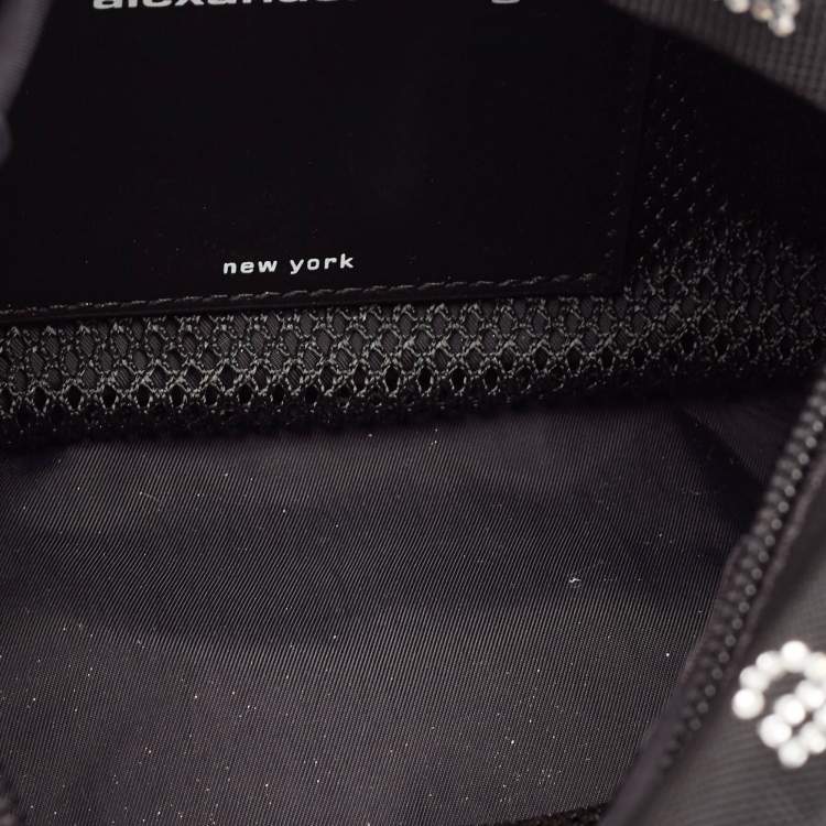 Pre Owned Alexander Wang Black Nylon Crystal Wangsport Camera Bag