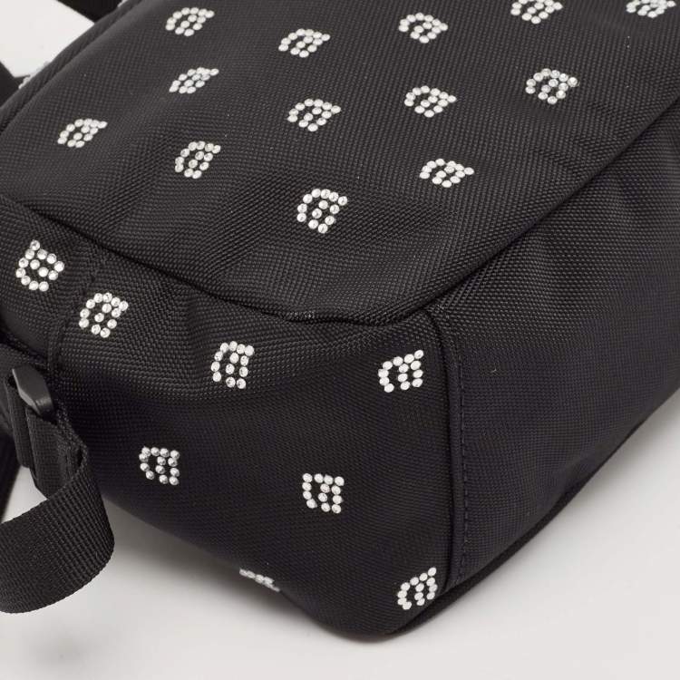 Pre Owned Alexander Wang Black Nylon Crystal Wangsport Camera Bag