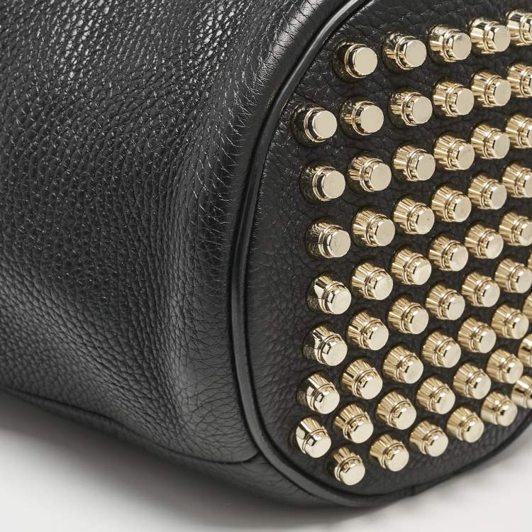 Pre Owned Alexander Wang Black Pebbled Leather Diego Bucket Bag