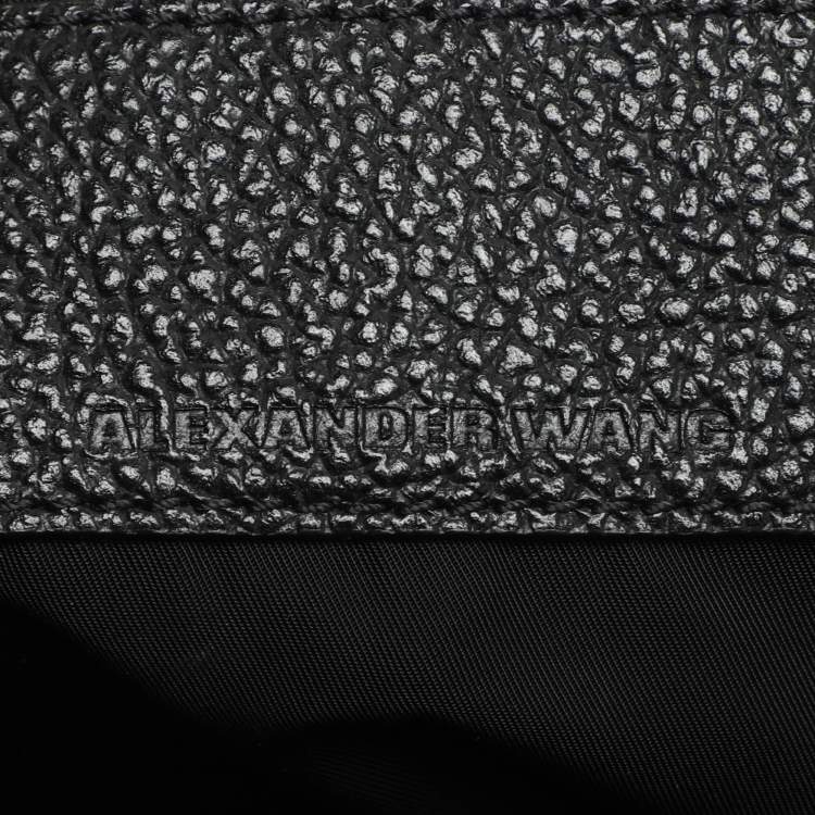Pre Owned Alexander Wang Black Leather Emile Satchel