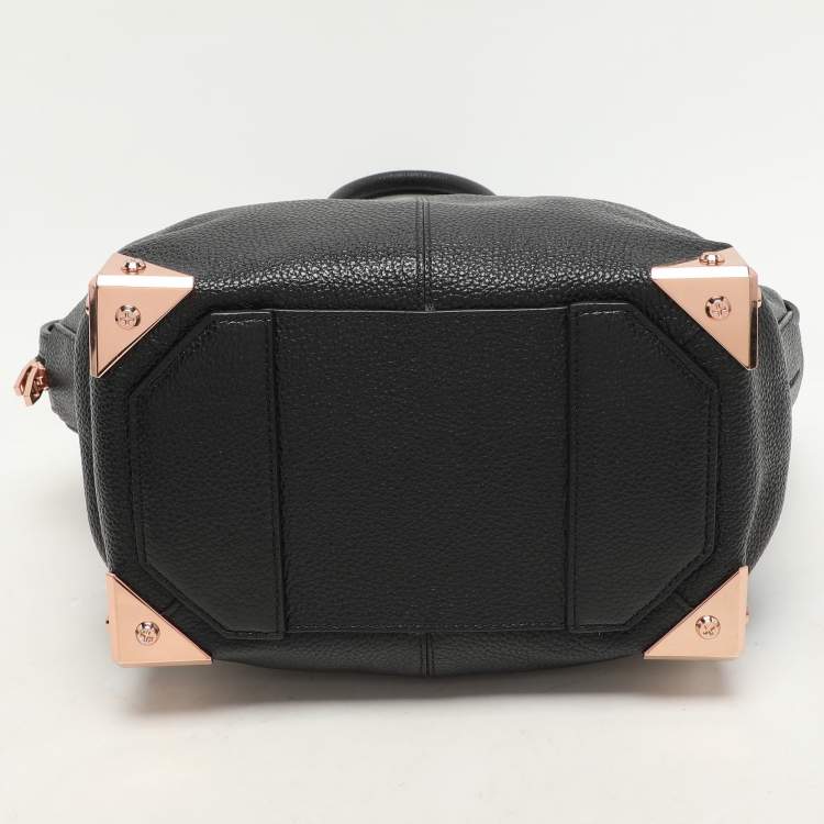 Pre Owned Alexander Wang Black Leather Emile Satchel