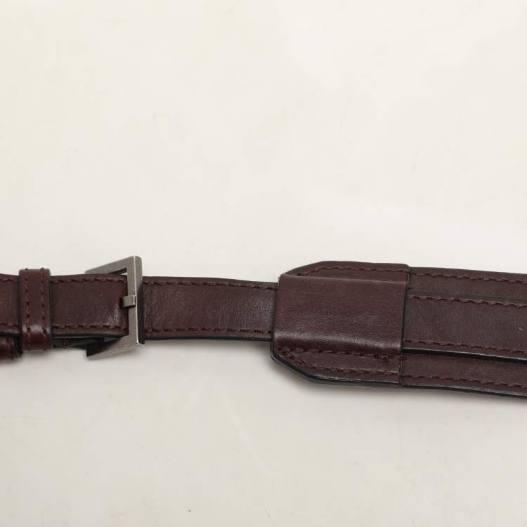 Pre Owned Alexander Wang Burgundy Leather Emile Satchel