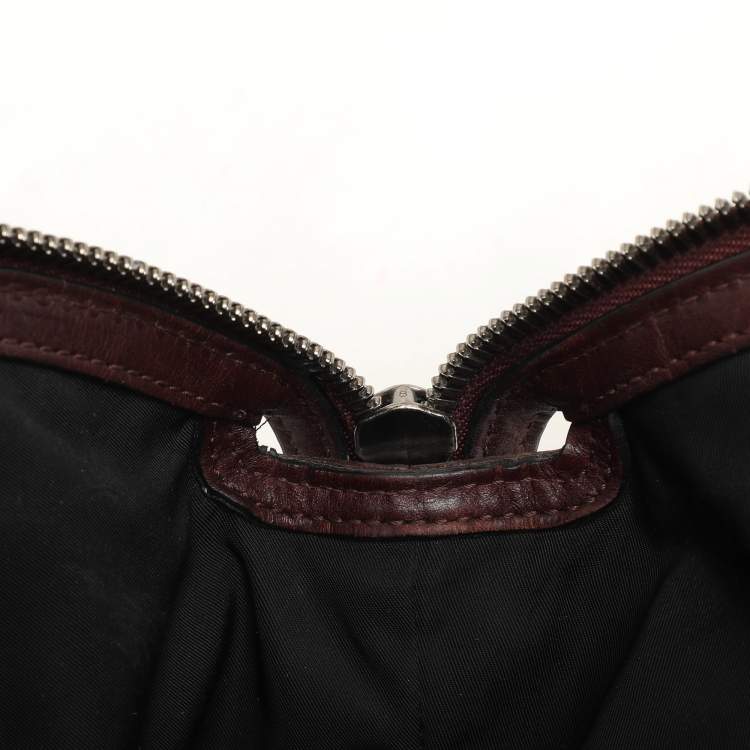 Pre Owned Alexander Wang Burgundy Leather Emile Satchel