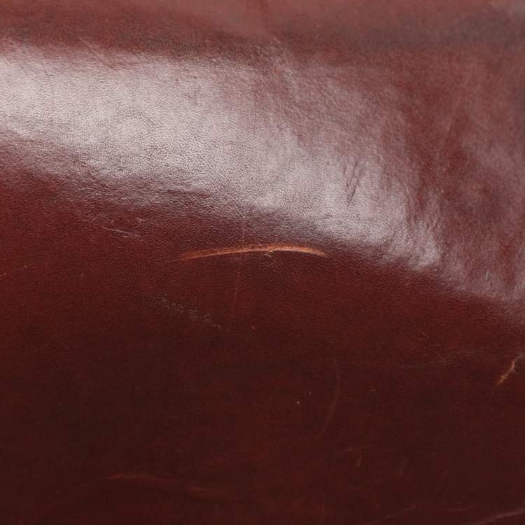 Pre Owned Alexander Wang Burgundy Leather Emile Satchel