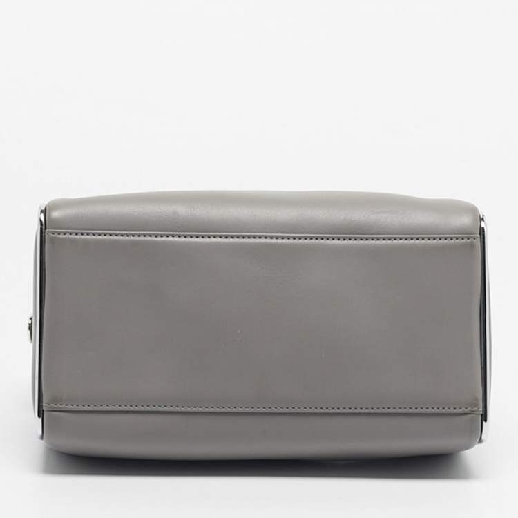 Pre Owned Alexander Wang Grey Leather Small Halo Satchel