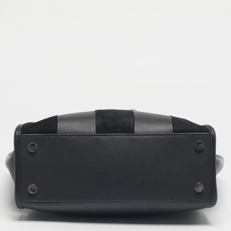 Pre Owned Alexander Wang Black Leather and Suede Attica Chain Tote