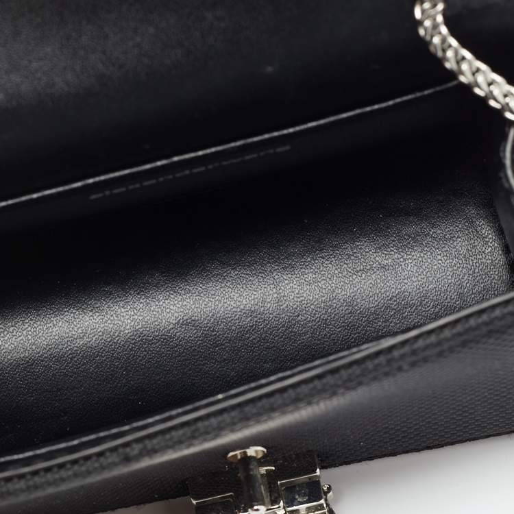 Pre Owned Alexander Wang Black Nylon Micro W Crystal Legacy Crossbody Bag