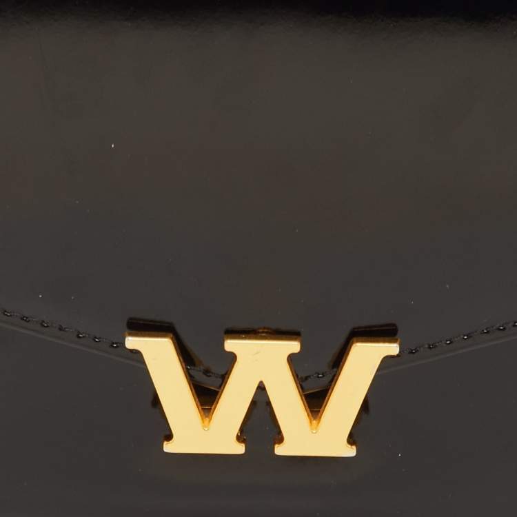 Pre Owned Alexander Wang W Legacy Small Black Patent Leather Chain Shoulder Bag