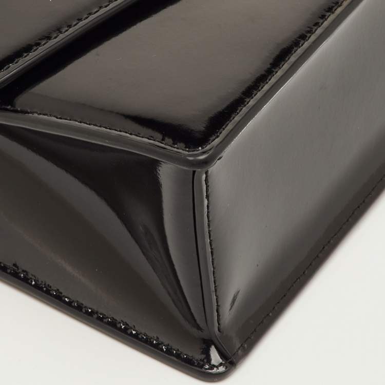 Pre Owned Alexander Wang W Legacy Small Black Patent Leather Chain Shoulder Bag