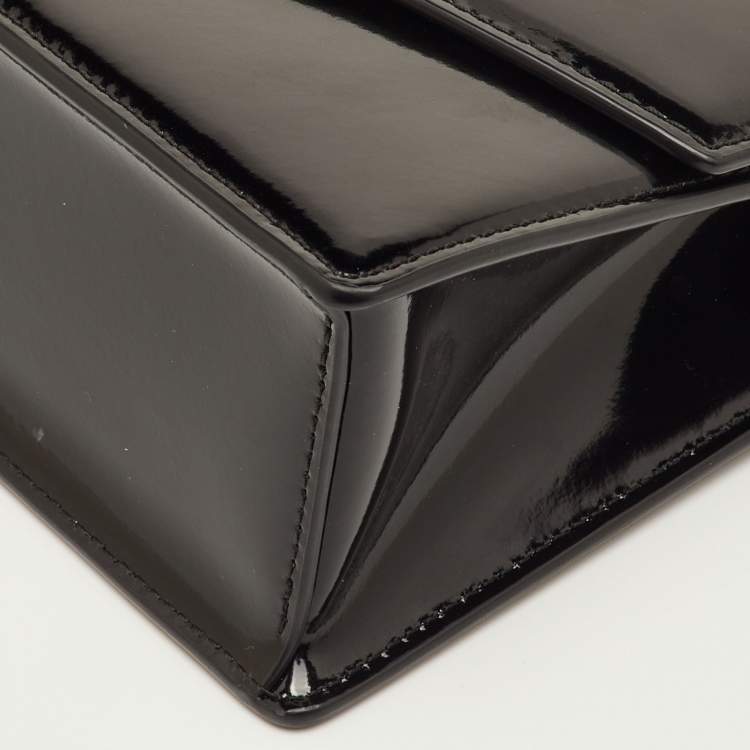 Pre Owned Alexander Wang W Legacy Small Black Patent Leather Chain Shoulder Bag