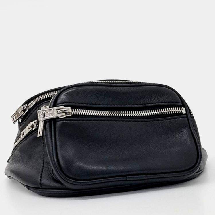 Pre Owned Alexander Wang Black Leather fanny pack
