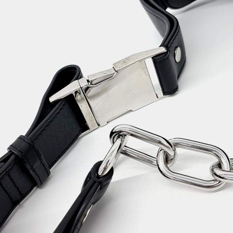 Pre Owned Alexander Wang Black Leather fanny pack