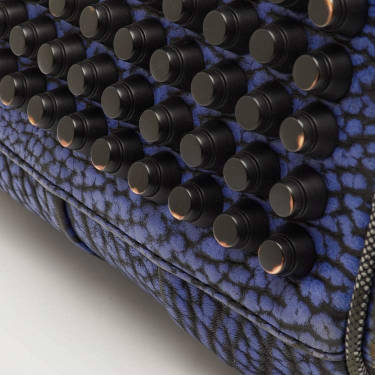 Pre Owned Alexander Wang Rocco Blue/Grey Leather Satchel