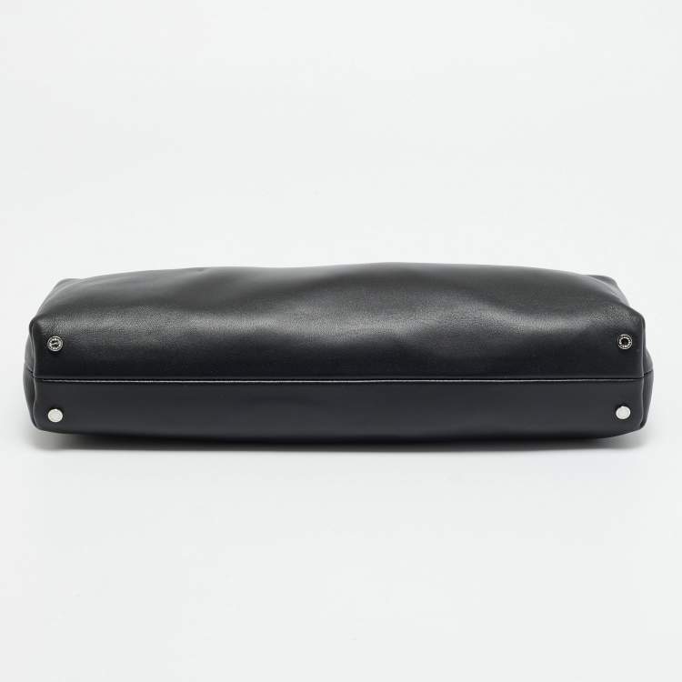 Pre Owned Alexander Wang Heiress Flex Black Leather Shoulder Bag