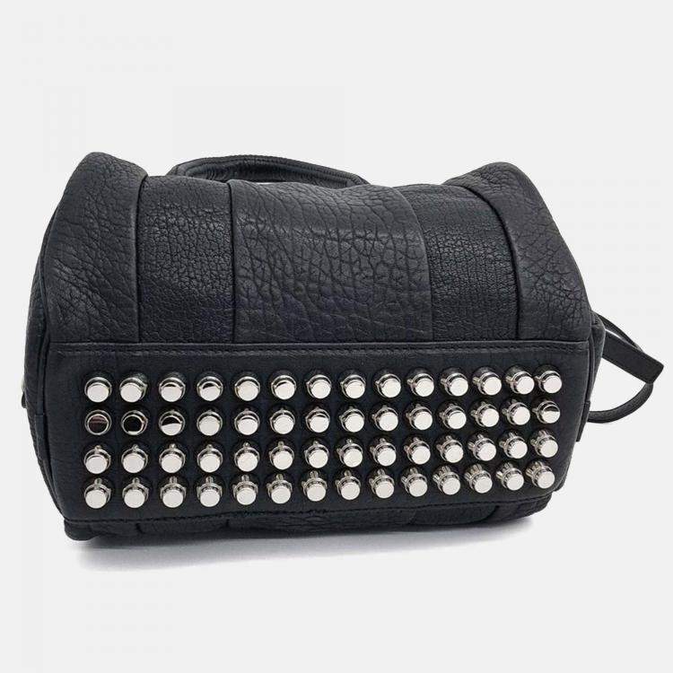 Pre Owned Alexander Wang Black Leather Loki Duffel Bag