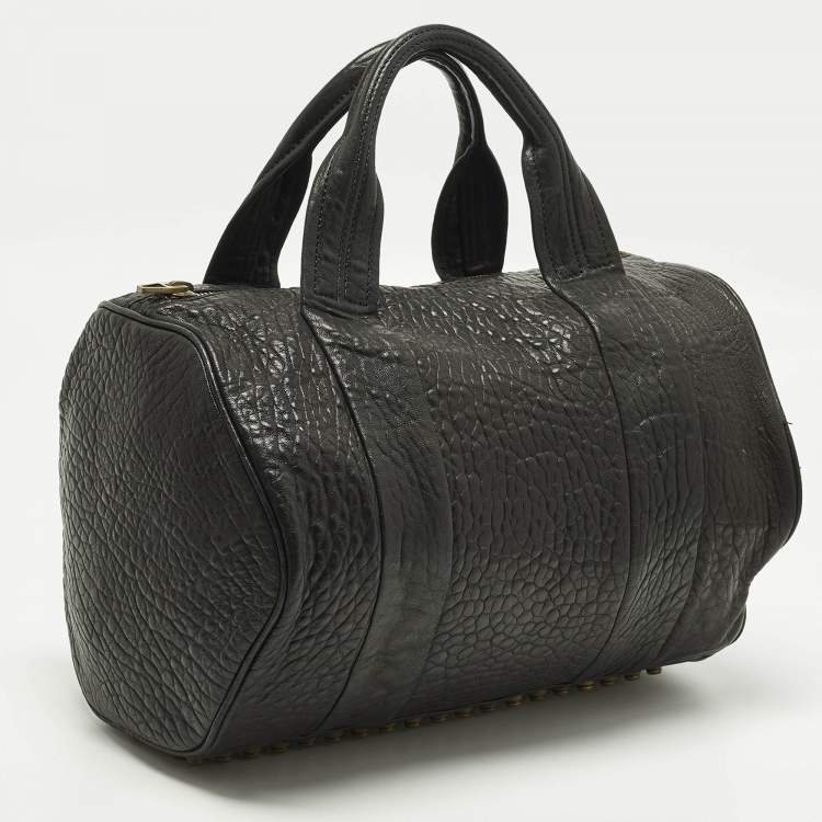 مملوكة مسبقًا حقيبة ألكسندر وانغ "روكو ساتشيل" جلد أسود