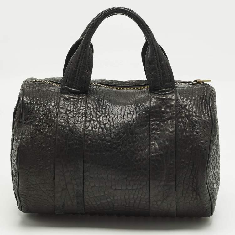 مملوكة مسبقًا حقيبة ألكسندر وانغ "روكو ساتشيل" جلد أسود