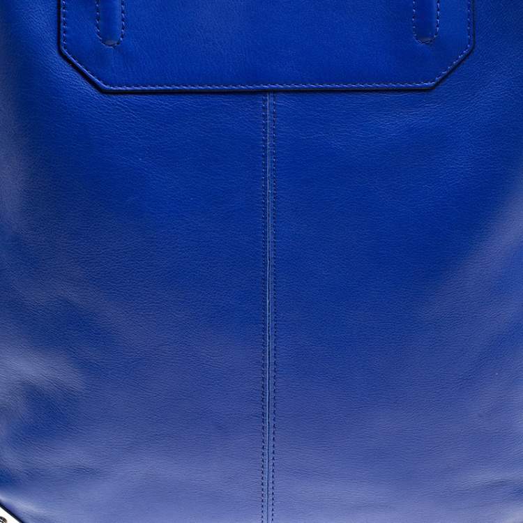 Pre Owned Alexander Wang Blue Leather Prisma Tote