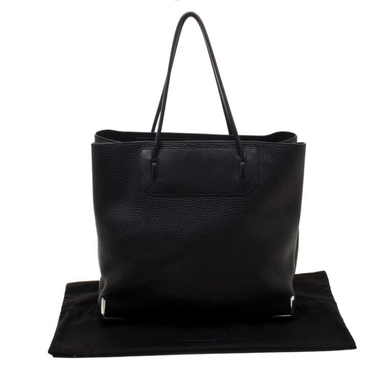 Pre Owned Alexander Wang Black Leather Prisma Tote