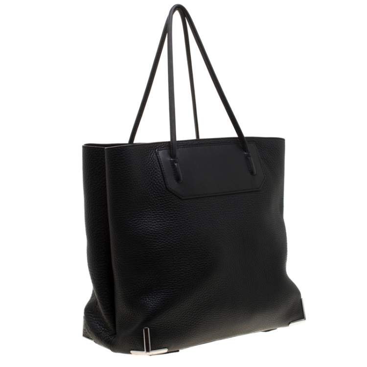 Pre Owned Alexander Wang Black Leather Prisma Tote