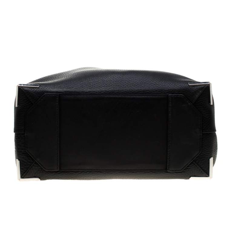 Pre Owned Alexander Wang Black Leather Prisma Tote