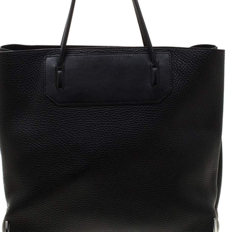 Pre Owned Alexander Wang Black Leather Prisma Tote