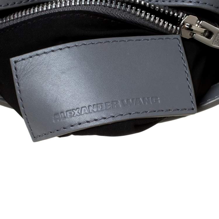 Pre Owned Alexander Wang Grey Leather Small Marion Shoulder Bag