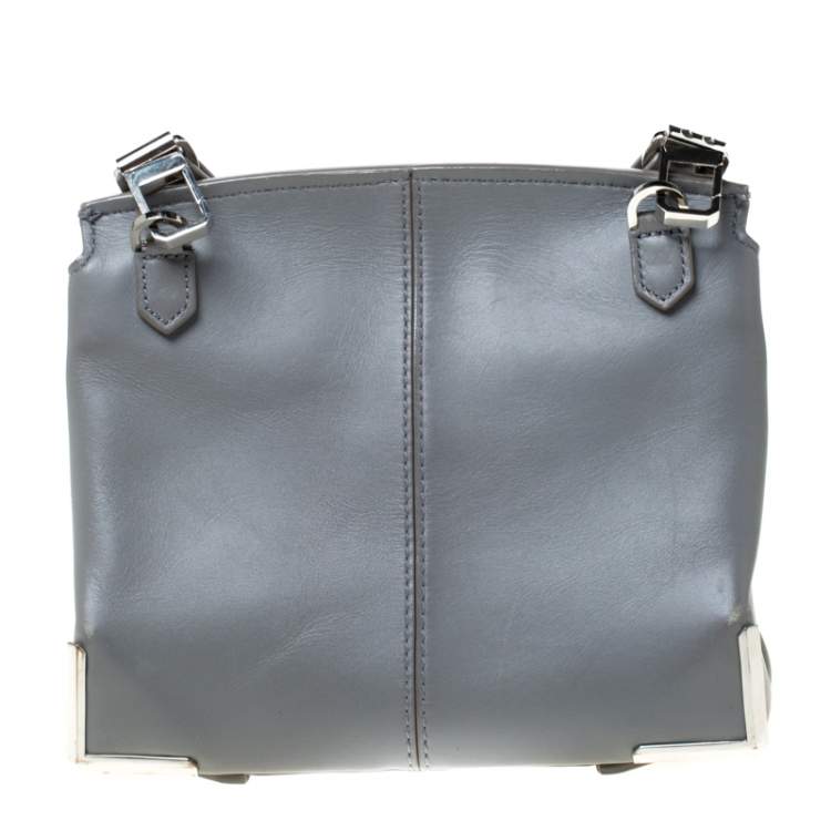 Pre Owned Alexander Wang Grey Leather Small Marion Shoulder Bag
