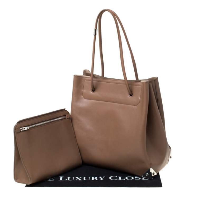 Pre Owned Alexander Wang Brown Leather Prisma Tote