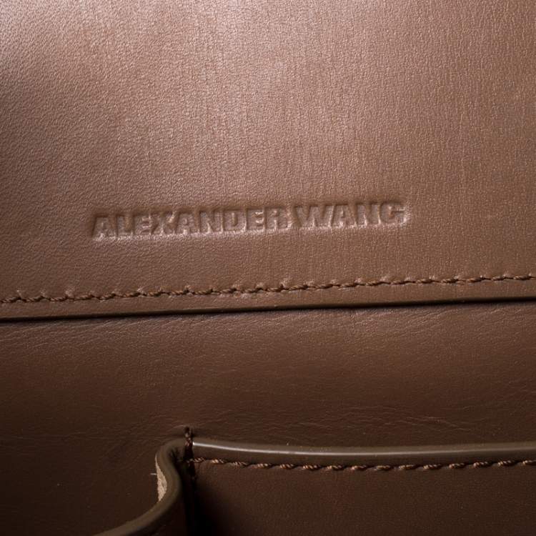 Pre Owned Alexander Wang Brown Leather Prisma Tote