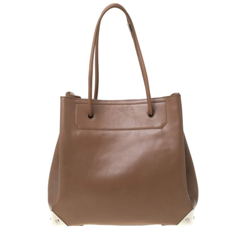 Pre Owned Alexander Wang Brown Leather Prisma Tote
