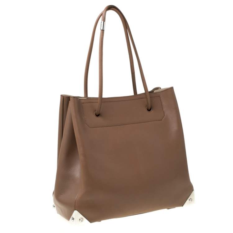 Pre Owned Alexander Wang Brown Leather Prisma Tote