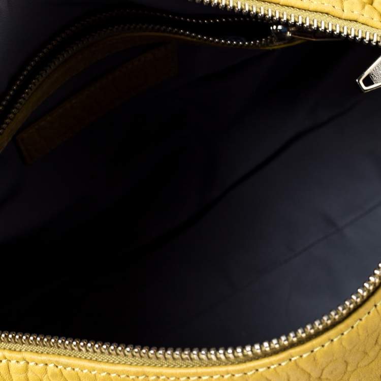 Pre Owned Alexander Wang Yellow Leather Rocco Duffle Bag