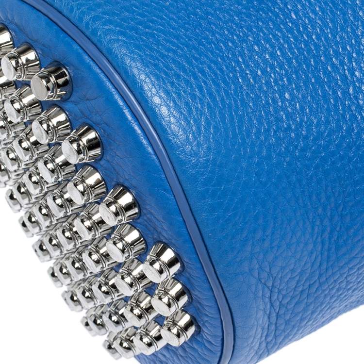 Pre Owned Alexander Wang Blue Leather Diego Bucket Bag
