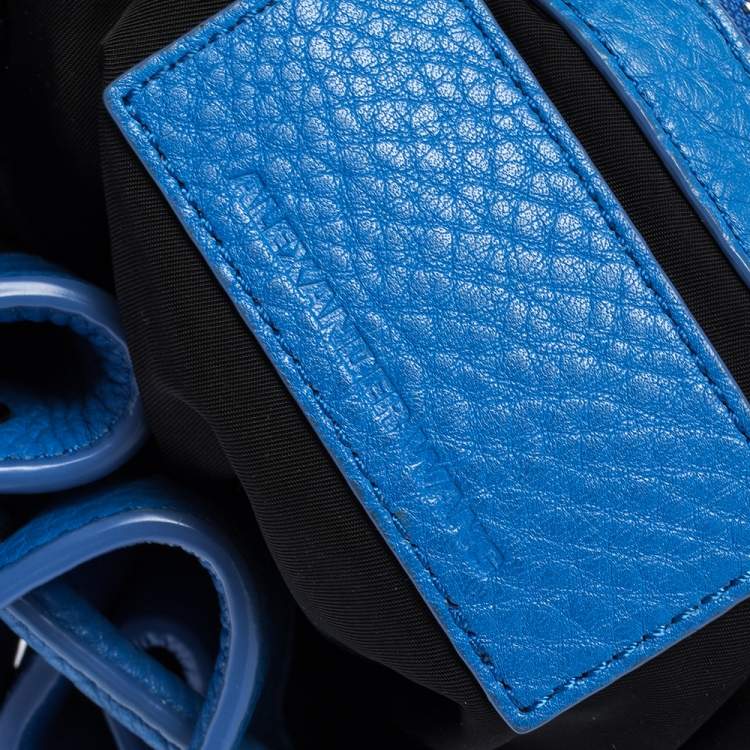 Pre Owned Alexander Wang Blue Leather Diego Bucket Bag