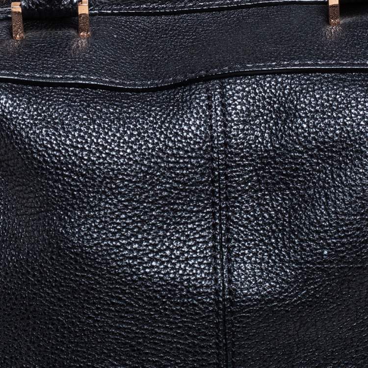 Pre Owned Alexander Wang Black Leather Large Emile Satchel