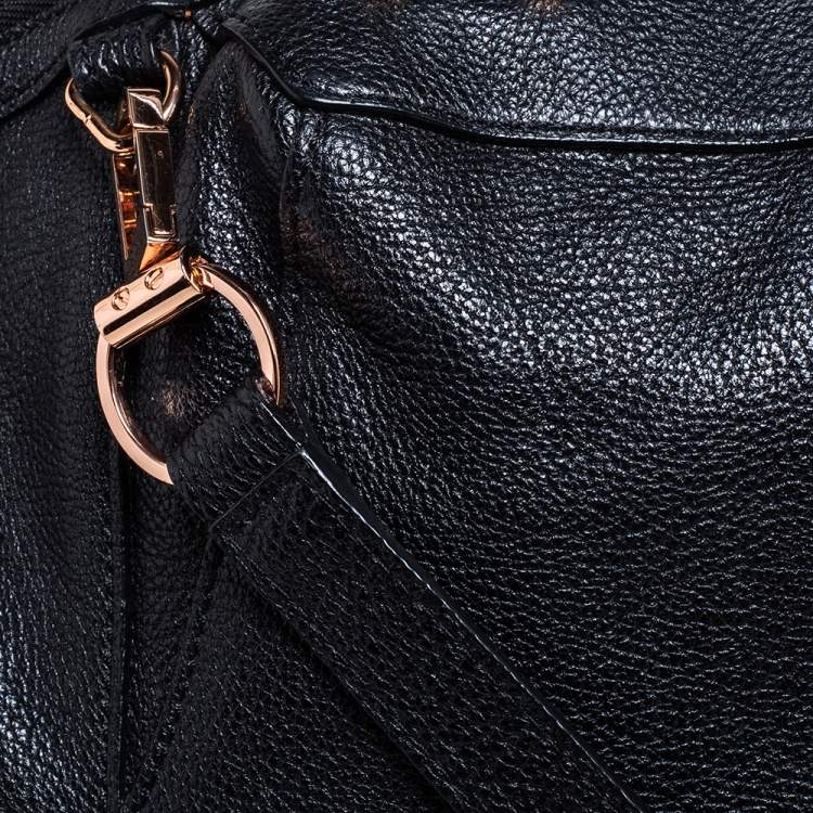 Pre Owned Alexander Wang Black Leather Large Emile Satchel