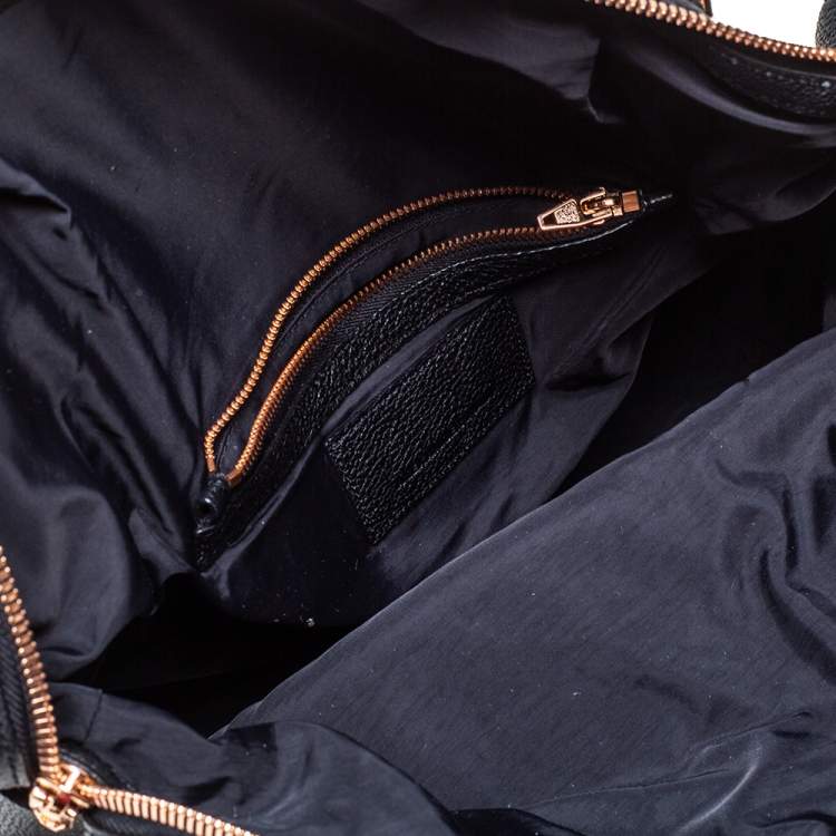 Pre Owned Alexander Wang Black Leather Large Emile Satchel