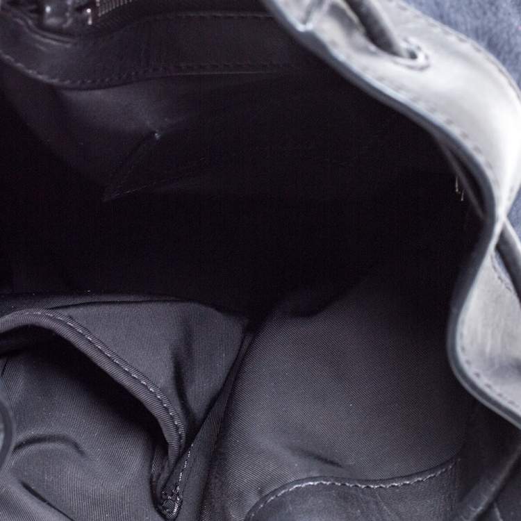 Pre Owned Alexander Wang Tri Color Calfhair and Leather Diego Bucket Bag