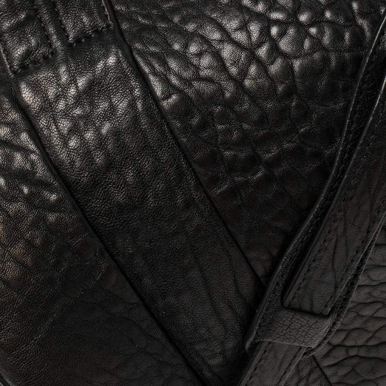 Pre Owned Alexander Wang Black Leather Rocco Duffle Bag